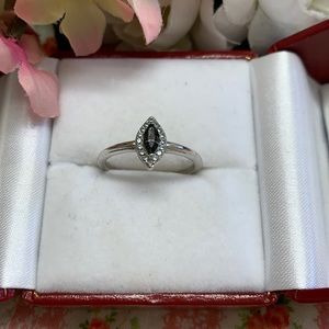 Smokey colored marquis cut CZ stone size 8 nwot